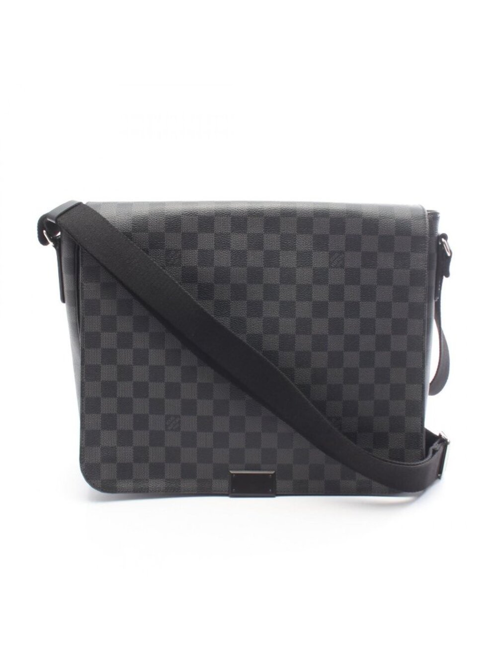 Louis Vuitton Shoulder Bag District GM Damier Graphite Leather